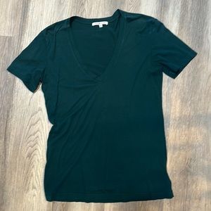 Cotton citizen v-neck top tee XS